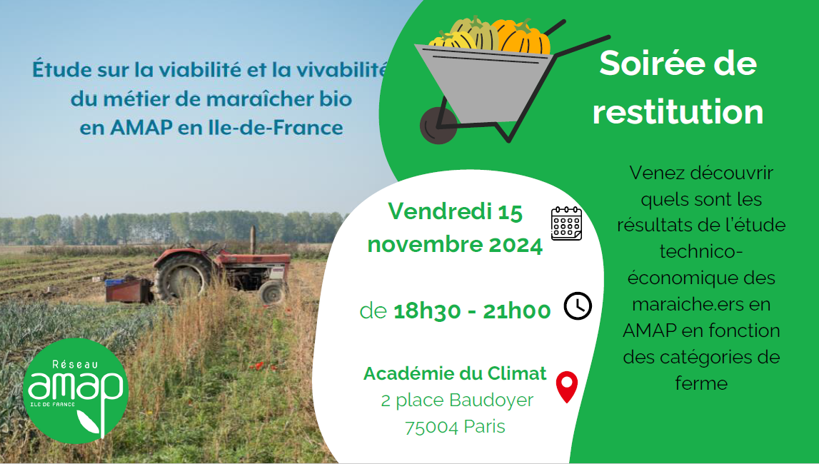 Réseau des AMAP en Île-de-France : Agenda > Soirée de restitution de l ...