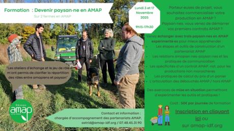 Formation Devenir paysan·ne en AMAP