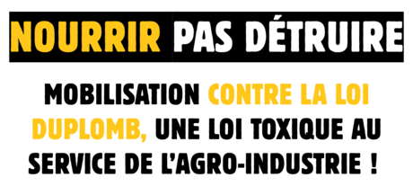 24h de mob' contre la loi Duplomb