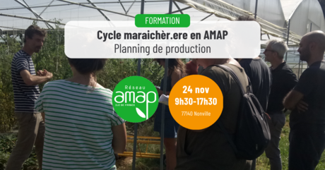 [cycle maraicher.ere en AMAP]- Planning de production