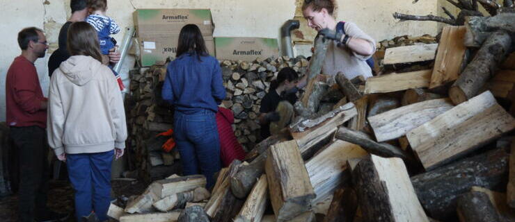 Olympiades... épreuve du tas de bois ! Olympiades... épreuve du tas de bois !